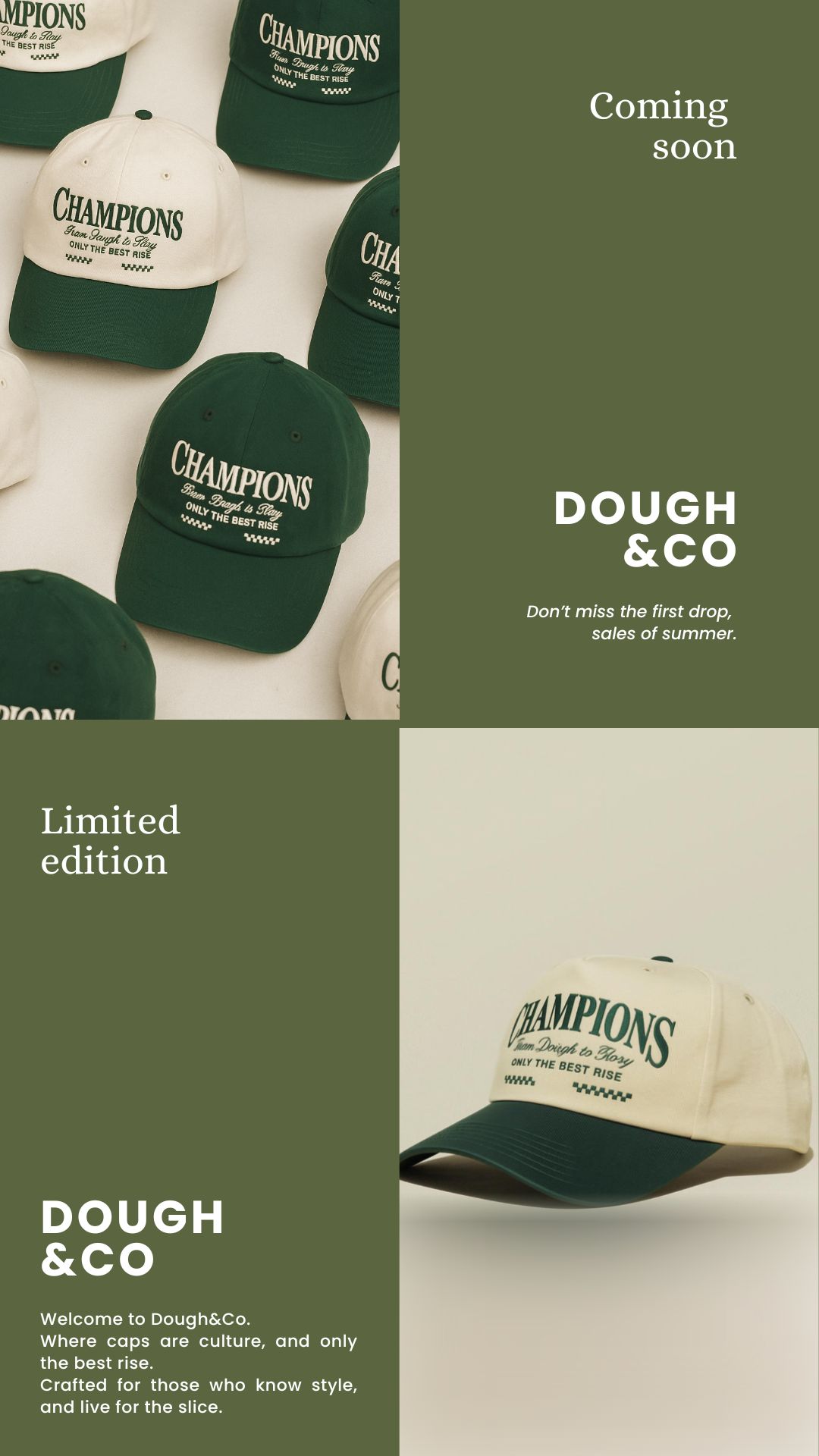 Dough & Co - Publicité Coming soon / Limited edition